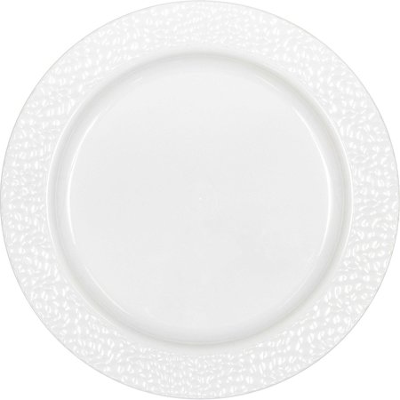 SENSATIONS Pearl Pebble Plastic Dessert Plates, 7", 120PK 347884